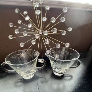 Small Sugar and creamer set.